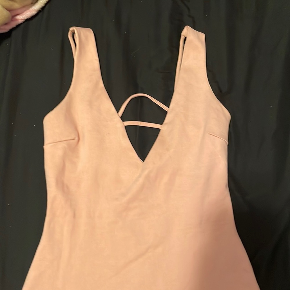 Light pink cocktail dress